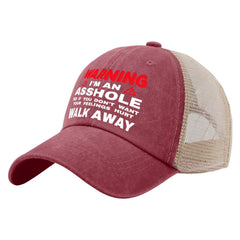 galagro Walk Away Hat back view, odor-control mesh for active days