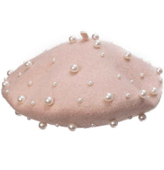 Galsawi women's winter hat: knitted beanie with pearl accents for everyday warmth