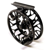 Galvan Brookie Fly Reel 0/1WT black, compact freshwater reel for light-line setups.