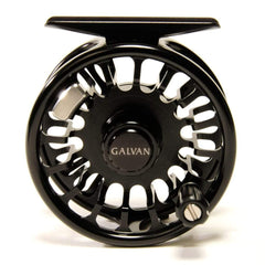 Galvan Torque Fly Reel Black 4 front view highlighting precise microTune drag for smooth fights