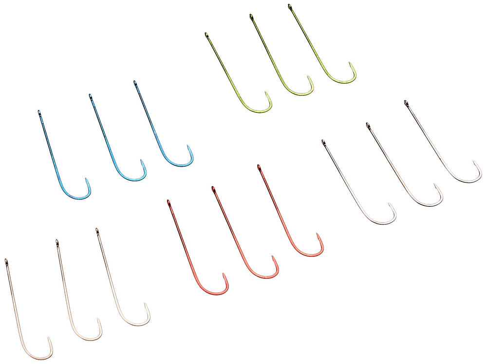 Gamakatsu 02606 crappie ass't 8 hooks in color assortment for panfish use