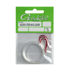 Gamakatsu 217311-12 head leader bait in red for saltwater fishing, promoting reliable hook-ups