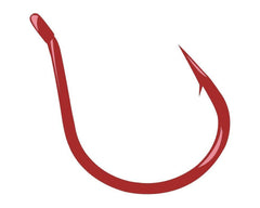Gamakatsu 230308 finesse wide gap hook size 4 in red, designed for precise finesse presentations.