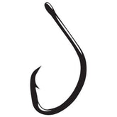 Gamakatsu 42412 circle hook with black finish for tough saltwater fishing.