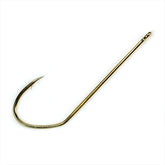 Gamakatsu 453208 Stiletto Hook Gold 4 front view highlighting slim design for stealth casting