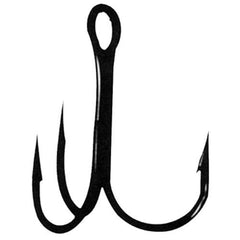 Gamakatsu 47107.5 bronze treble hook with round bend and conical point for reliable bites