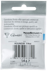 Gamakatsu 500413-1-4 Round 26 Jighead packaged, signaling trusted quality