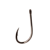 Gamakatsu 98416 octopus hooks in black, pack-shot showing durable finish for versatile fishing.