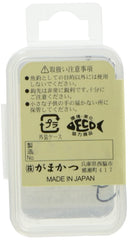 Gamakatsu F314 B10S No.12 hook, angle view, demonstrating secure hold.