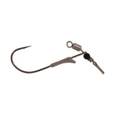Gamakatsu G Finesse Swivel Shot Worm Hook size 1 NS Black – close hook-eye detail for precise rigging