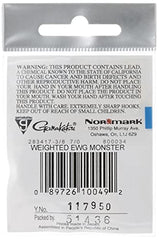 Gamakatsu hook 7/0 black monster 3-pack for big lures and bites