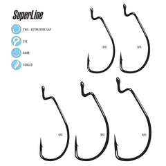 Gamakatsu Super Line EWG hook made in Japan for professional use