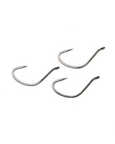 Gamakatsu Micro Perfect Gap Hook NS Black closeup highlighting precision needle point for reliable hookups.