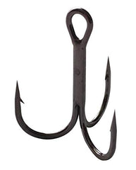 Gamakatsu round bend treble hook NS Black, ideal lure replacement for strong, crisp hookups.