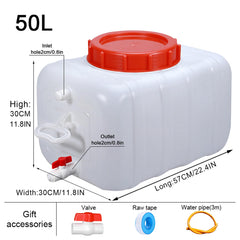 GAMAXX 80L water container with tap ensures reliable caravan storage