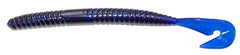 Gambler Burner Worm 6in Blue lure for bass fishing, versatile and enticing.