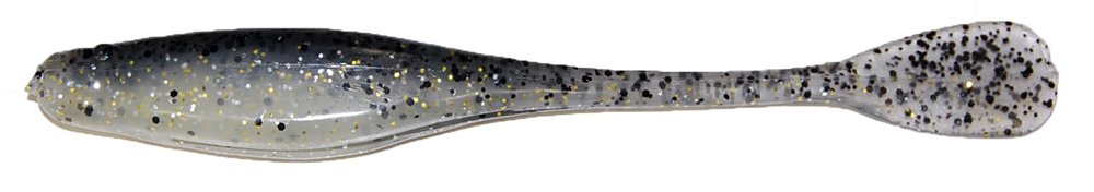 Gambler Lures Flapp'n Shad Worm 6-inch with swimming tail for enticing bites