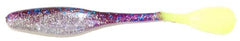 The Gambler Lures Flap's Shad 6-inch Acid tail vertical provides lifelike action.