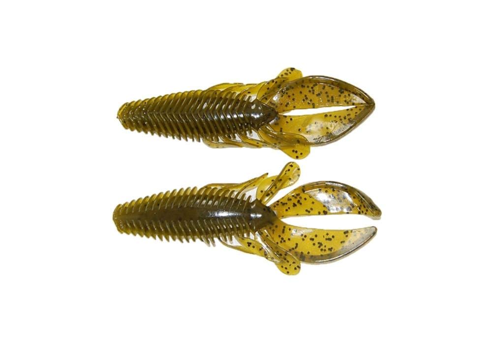 Gambler Lures FO027 Stinger Green Pumpkin lure ready for bass fishing.
