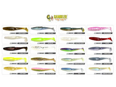 Gambler Lures Little EZ paddle tail boosts vibration and swim appeal