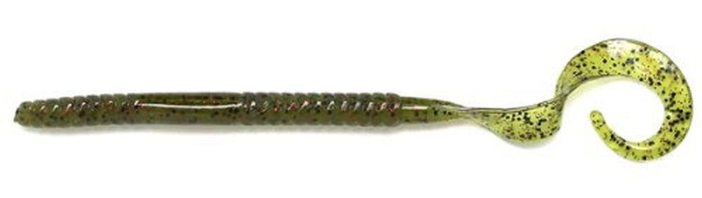 Gambler Lures RT107410 ribbon tail 10-inch watermelon red glitter ideal for bass fishing