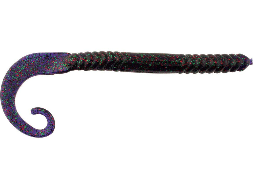 Gambler Ribbon Tail Worm 7-inch Pack 12 displaying dynamic swimming action for bass and panfish