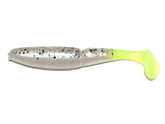 Gambler Lures Little EZ in phantom chartreuse color for strong thump and versatility.