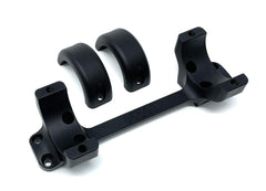Game Reaper Browning X Bolt short-action mount, 30mm black, precise alignment.