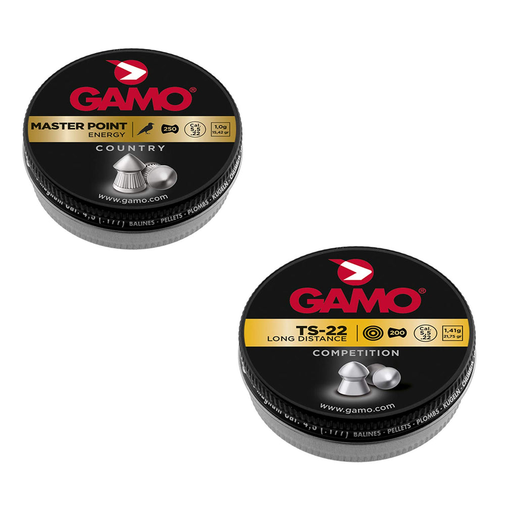 Gamo Combo Pack of assorted .22 caliber air rifle pellets