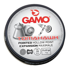 400 pellet tin packaging for Gamo Tomahawk .22 cal pellets