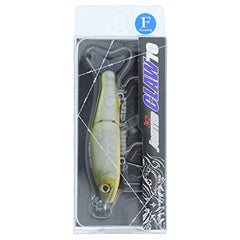 Gan Craft Sweetfish Jointed Claw 70F-04 Natural Ghost bait side profile, realistic swimming lure.