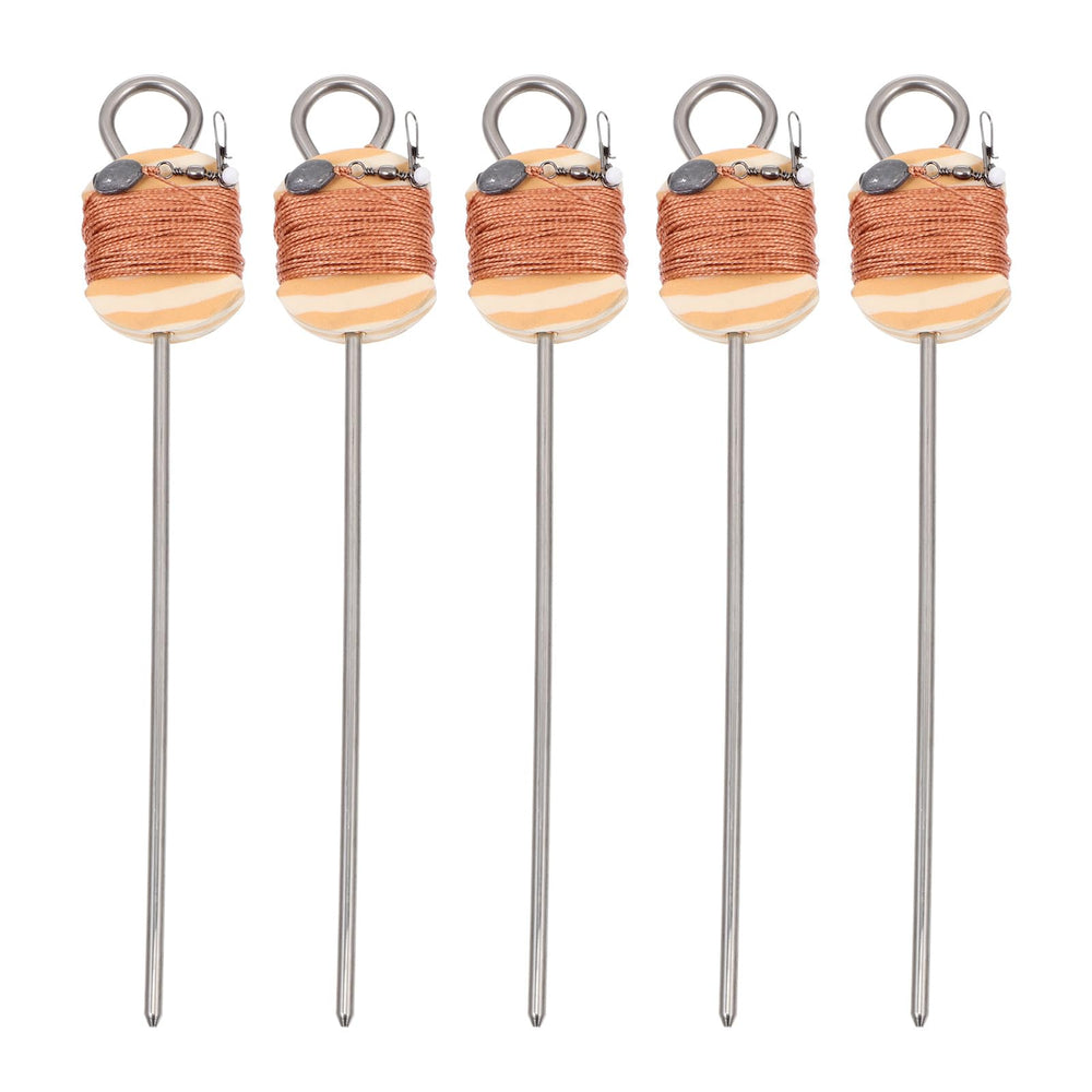 GANAZONO 5Pcs Hook Set for soft-shelled turtles enables versatile freshwater angling.