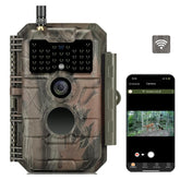 GardePro E6 Wi-Fi setup shows direct camera connection for quick setup and transfer.