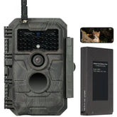 GardePro E6P battery pack showing 8000mAh capability for long outdoor power