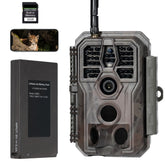 GardePro E8PMB trail camera front view for rugged outdoor scouting.