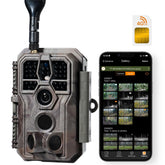 GardePro X50S front view on trail camera enables real-time monitoring.