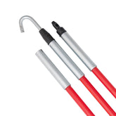 Gardner Bender FTX-12L fish stick with three interlocking rods for long, obstacle free wire runs.