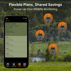 GardePro X60 Pro Max 8000mAh battery powers long sessions in remote locations