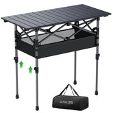 GARLLEN folding table open surface ready for outdoor dining or work