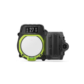 Garmin Xero A1i Pro bow sight mounted on bow riser for precise auto-ranging targeting