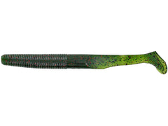 Gary Yamamoto 5.5-inch Swim Senko with watermelon paddle tail entices bass with subtle wobble