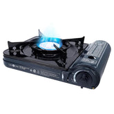 Gas One GS-3700MT stove midnight body ready for outdoor cooking