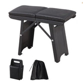 GDCARSL portable stool with soft seat for comfortable outdoor seating.
