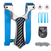 GDPSAIM slingshot frame close-up highlights rugged 440C steel for reliable power