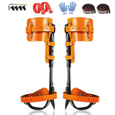 Gdsinstna tree climbing spikes set top view showing durable claws for safe climbing