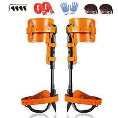 Gdsinstna tree climbing spikes set top view showing durable claws for safe climbing