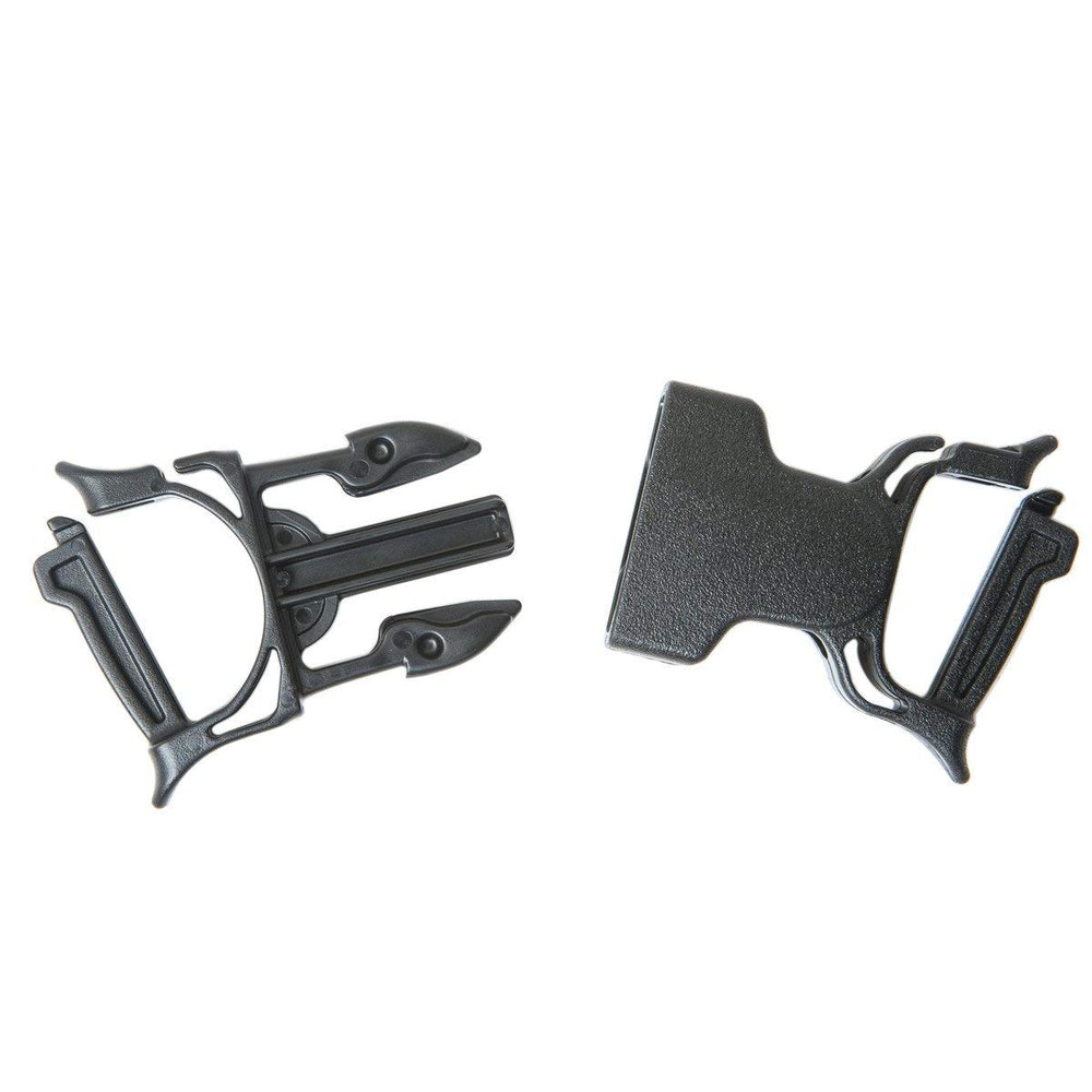 Gear Aid Dual Snap Bar Buckle 1-inch black installed on a dry bag for quick repair.