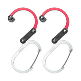 GEAR AID HEROCLIP Medium clip and gate secure bulky gear with a wide opening.