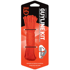 GEAR AID Reflective Guylines 50ft orange for easy campsite visibility