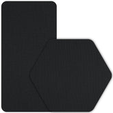 GEAR AID Tenacious Tape hex patch adheres to Gore-Tex jackets for quick, lasting sealing.